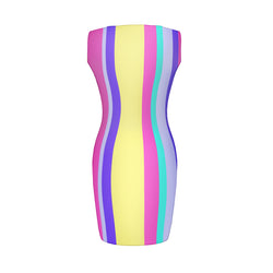 Wonka Rainbow Bodycon Dress